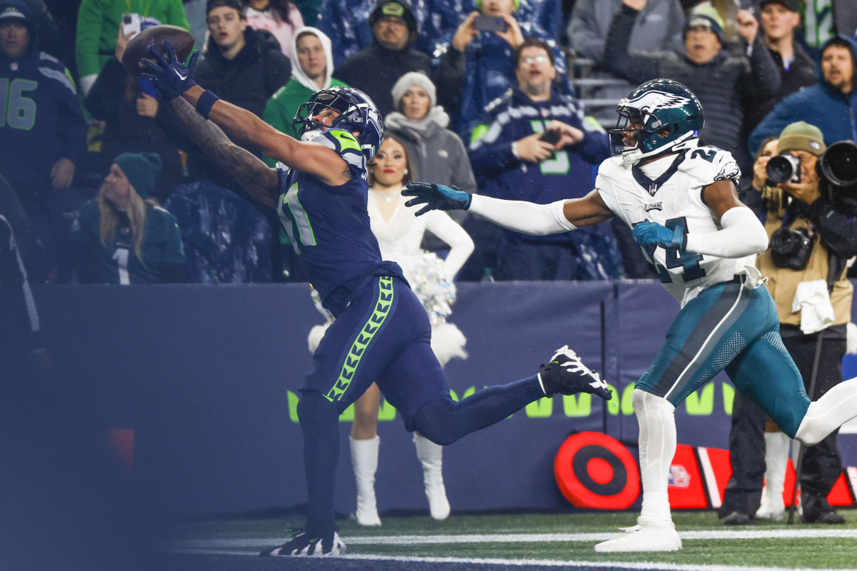 Seahawks rookie Jaxon Smith-Njigba hauled in the game-winning touchdown against the Eagles.
